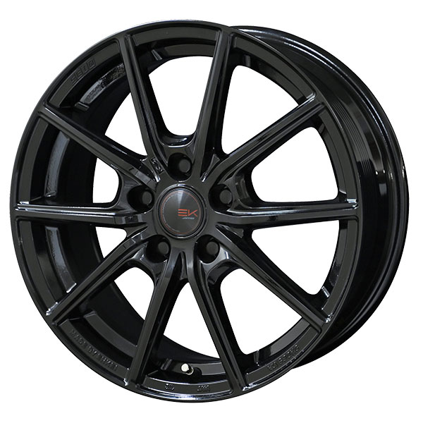 共豊 ザインEK ソリッドブラック 15×5.5 +43 4/100 新品ホイール1本