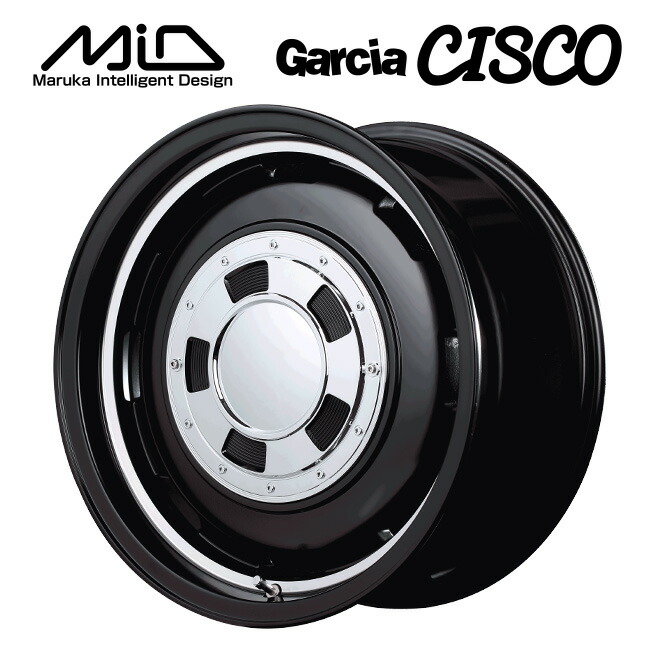 エムアイディー GARCIA CISCO セミグロスブラック＋リムヴァーレイポリッシュ