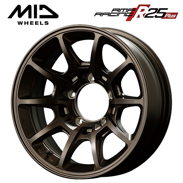 エムアイディー MIDレーシング R25 プラス クラシカルブロンズ 16×5.5 +20 5/139.7 108.8新品ホイール1本