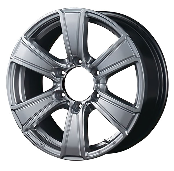 エムアイディー MID WHEELS MUD RANGER ハイパーシルバー