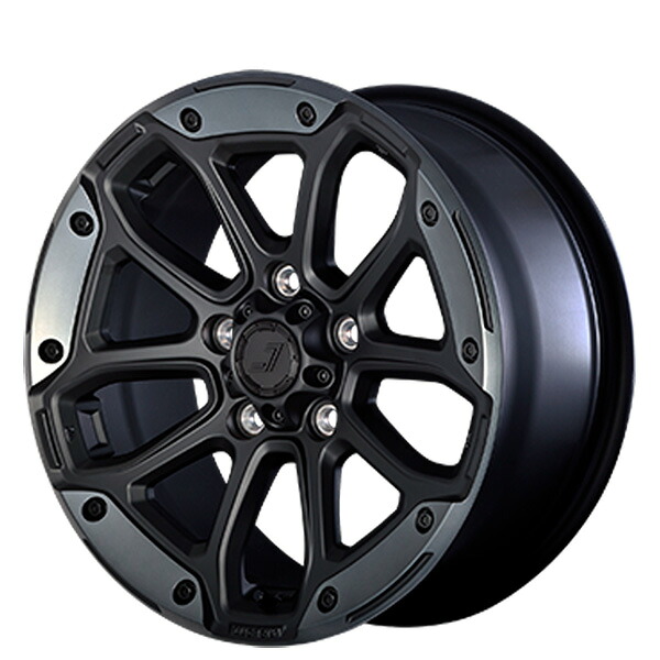 ジェップセン MJCR216 フラットブラック/TMC 17&times;8 +41 5/114.3 73.1新品ホイール1本｜タイヤホイール専門店コニシタイヤ