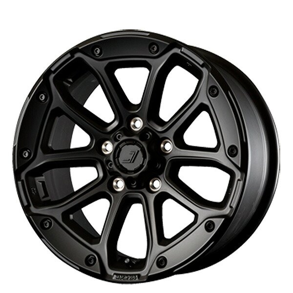 ジェップセン MJCR216 ステルスブラック 16&times;7.5 +33 5/114.3 73.1新品ホイール1本｜タイヤホイール専門店コニシタイヤ
