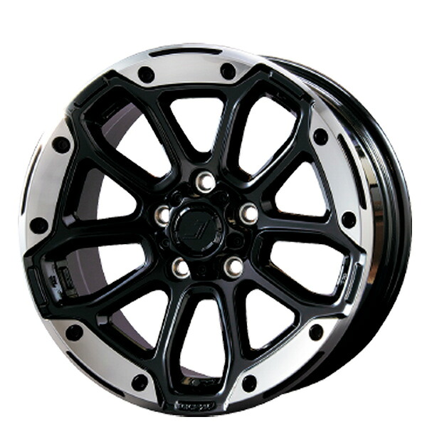 ジェップセン MJCR216 DMC/グロスブラック 16×7.5 +33 5/114.3 73.1新品ホイール1本|タイヤホイール専門店コニシタイヤ