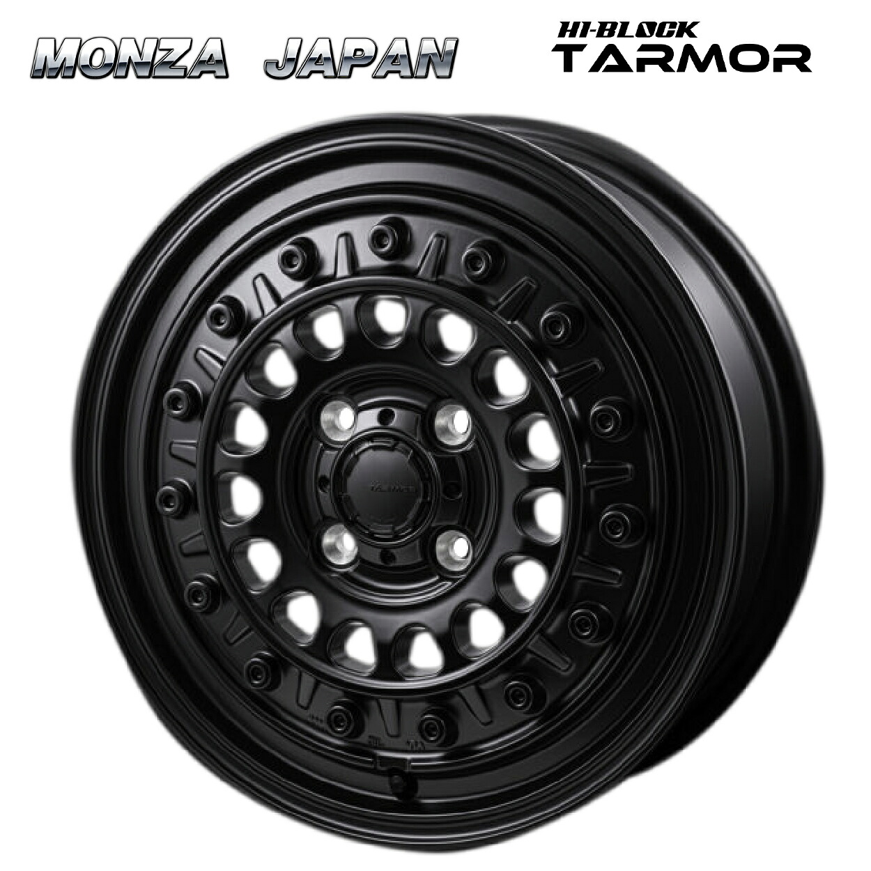 ジャパン三陽 ハイブロック ターマー サテンブラック 15×5.5 +38 4/100 67.1新品ホイール1本|タイヤホイール専門店コニシタイヤ