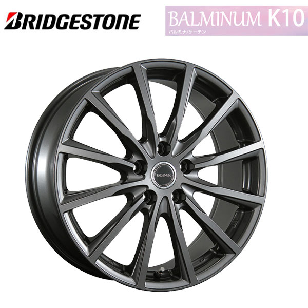 ブリヂストン バルミナ AR12 GM2 12×3.5 +44 4/100 新品ホイール1本
