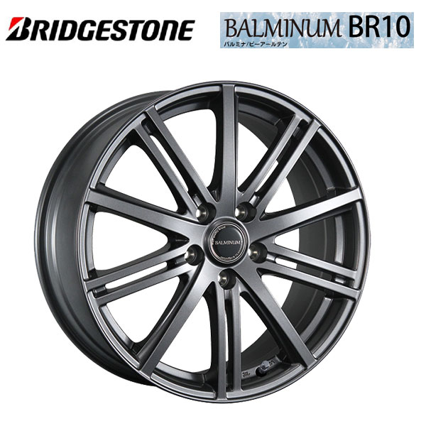 ブリヂストン バルミナ BR10 GM 13×4.5 +35 4/100 新品ホイール1本