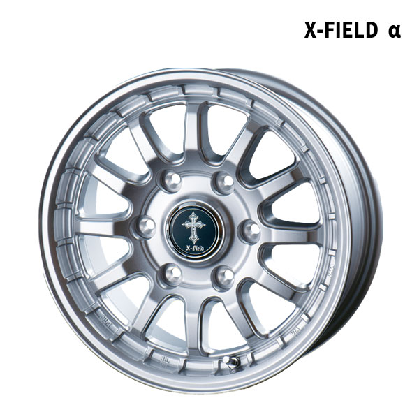 インターミラノ クロスフィールド アルファ SI 15&times;6 +33 6/139.7 106新品ホイール1本｜タイヤホイール専門店コニシタイヤ