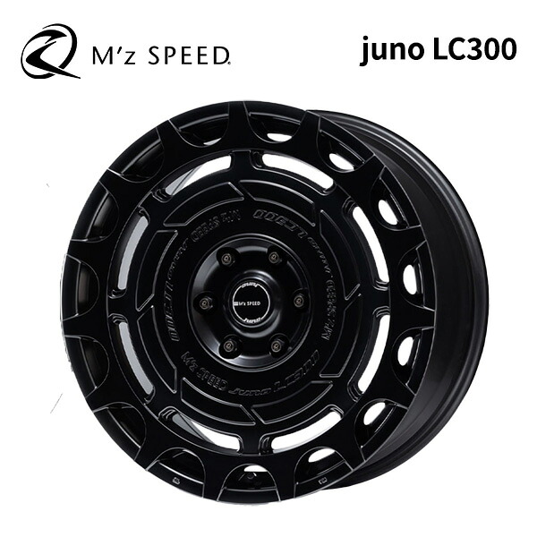 エムズスピード ジュノゥ LC300 MAT BLACK 18×8.5 +55 6/139.7 95新品ホイール1本|タイヤホイール専門店コニシタイヤ