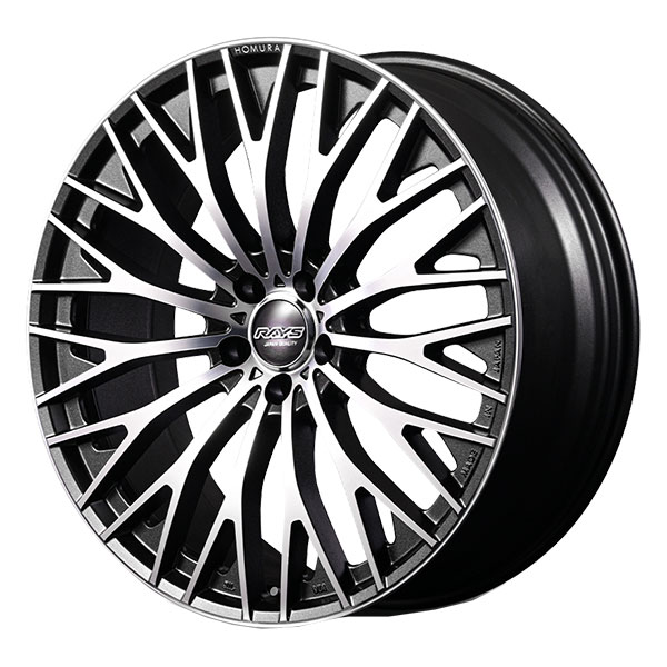 レイズ ホムラ2X15R 6BJ 22×9 +45 5/120 72.6新品ホイール1本