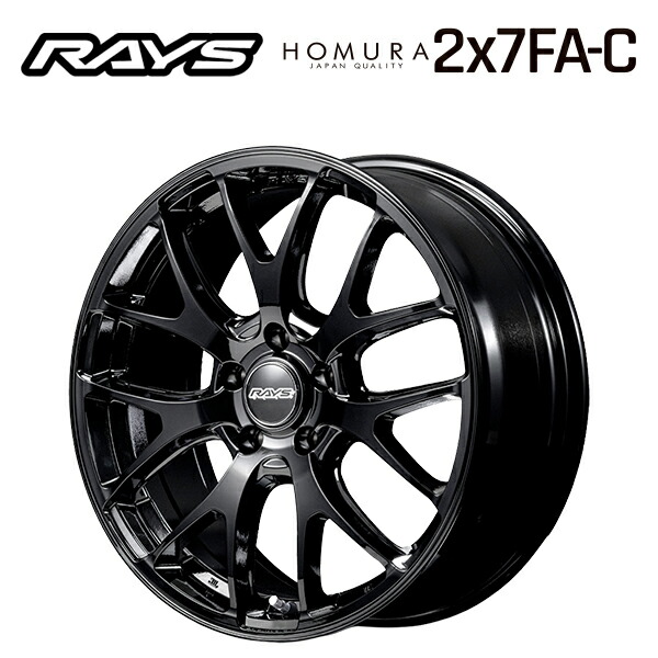 レイズ RS 2X7FA-C BXZ 18×7.5 +52ホンダ球面ナット対応 5/114.3 64.1新品ホイール1本
