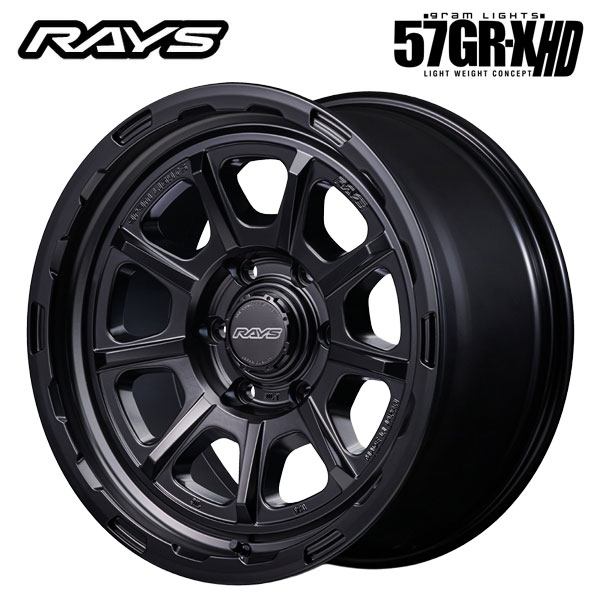 レイズ グラムライツ 57GRX HD SB 18×9 ±0 6/139.7 106.1新品ホイール1本
