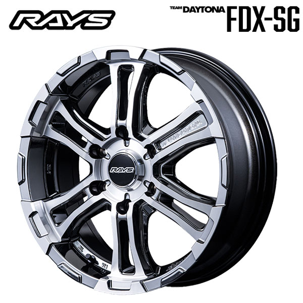 レイズ チームデイトナ FDX-SG SAJ 17×6.5 +48 6/139.7 106.1新品ホイール1本