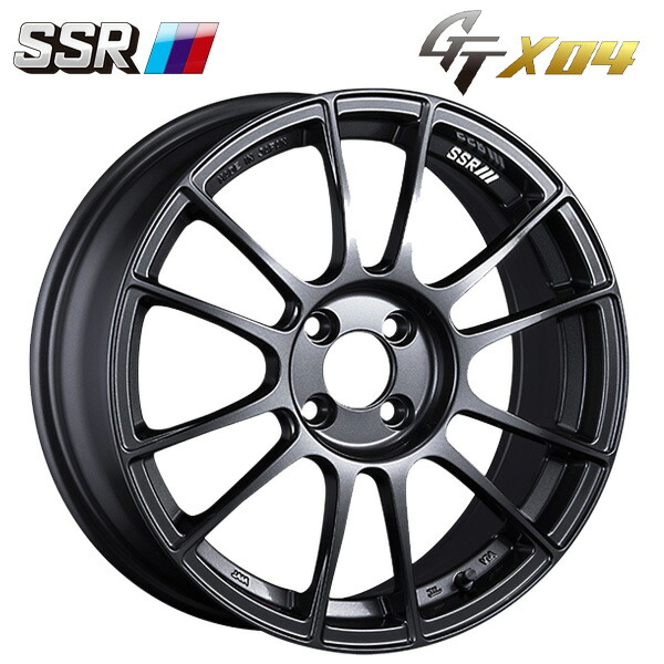タナベ SSR GT X04 ダークガンメタ 17×7 +43 4/100 73新品ホイール1本