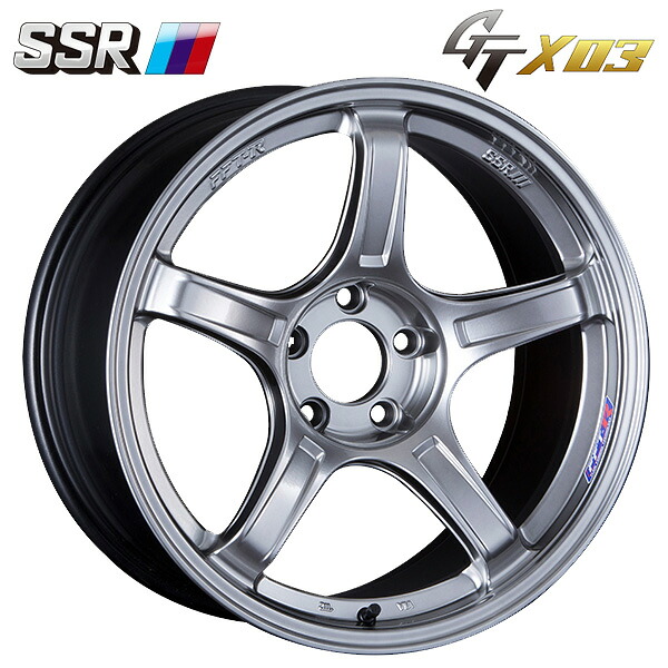 タナベ SSR GT X03 クロムシルバー 18&times;9.5 +38 5/100 73新品ホイール1本｜タイヤホイール専門店コニシタイヤ