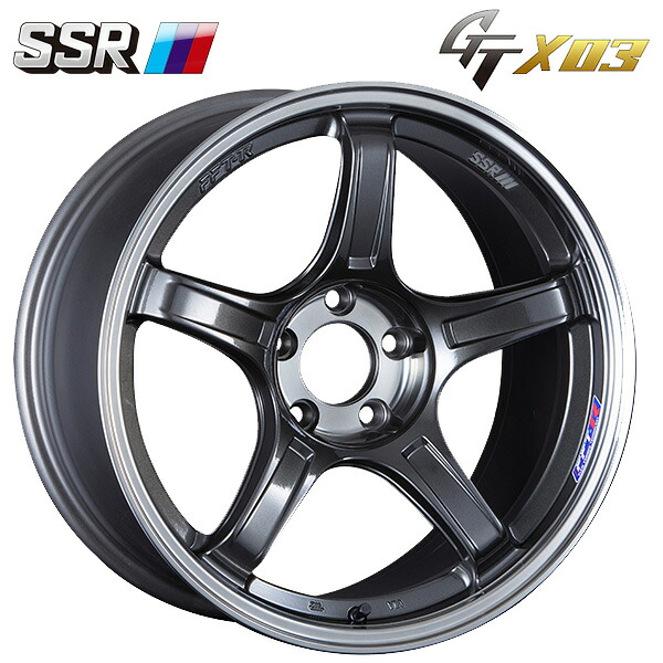 タナベ SSR GTX03 マシンドグラファイトガンメタ+スモーククリア
