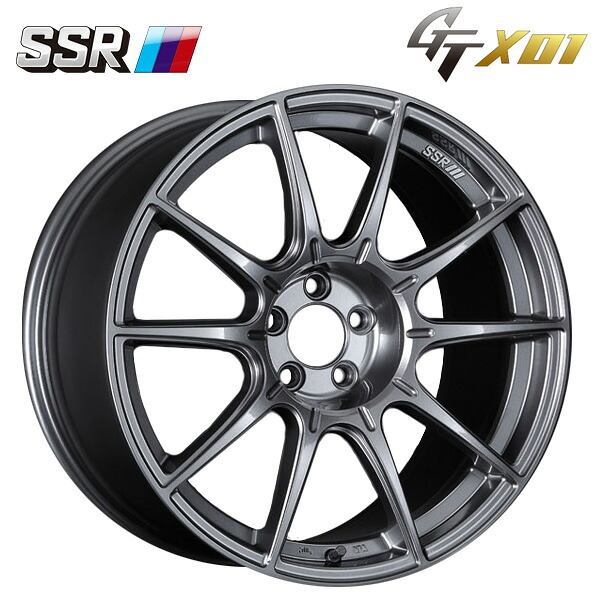 タナベ SSR GT X01 ダークシルバー 17×8 +45 5/114.3 73新品ホイール1本