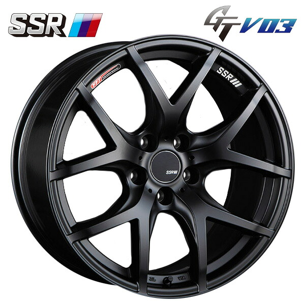タナベ SSR GT V03 フラットブラック 19×8.5 +38 5/114.3 新品ホイール1本