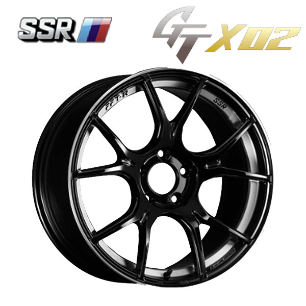 タナベ SSR GT X02 グロスブラック 17&times;7 +42 4/100 新品ホイール1本｜タイヤホイール専門店コニシタイヤ