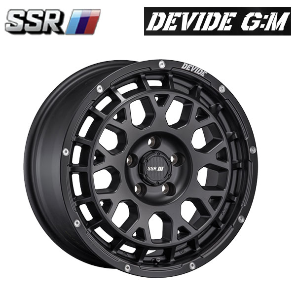 タナベ SSR ディバイド GM フラットブラック 17&times;7.5 +38 5/114.3 73新品ホイール1本｜タイヤホイール専門店コニシタイヤ