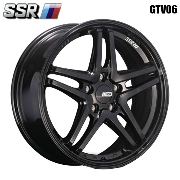 タナベ SSR GT V06 グロスブラック 18×7.5 +43 5/114.3 73新品ホイール1本