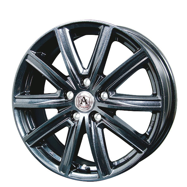 在庫有 テクノピア アフロディーテ MZ # ディープメタル 16&times;6.5 +53 5/114.3 新品ホイール1本｜タイヤホイール専門店コニシタイヤ