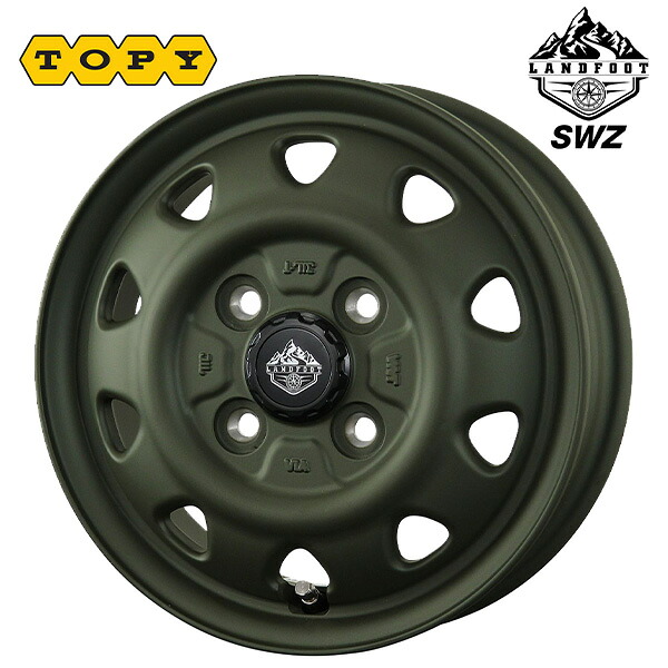 トピー ランドフット SWZ OD 15×4.5 +45 4/100 67新品ホイール1本