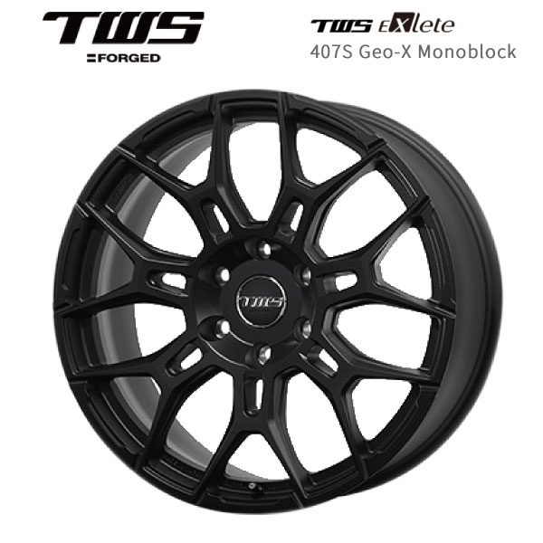ティーダブルエス 407エス ジオクロス モノブロック FB 18×8.5 +45 6/139.7 新品ホイール1本|タイヤホイール専門店コニシタイヤ