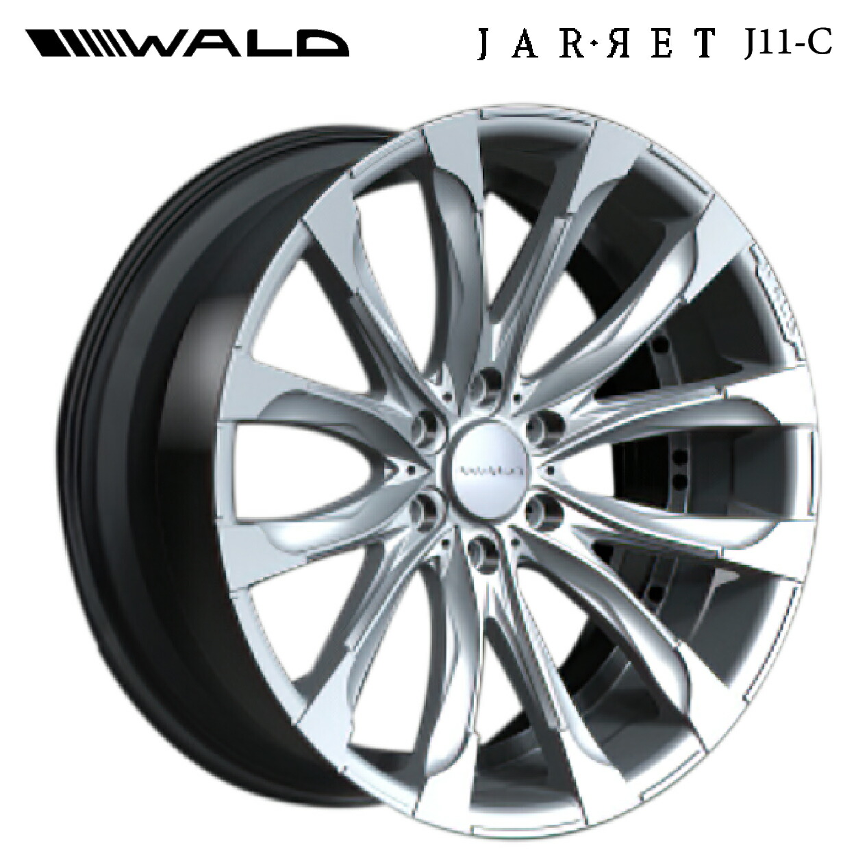 ヴァルド ジャレット J 11C ハイパーシルバー 22×9.5 +20 6/139.7 106新品ホイール1本 56,144円