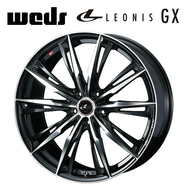 ウェッズ レオニス GX PBMC 18×7 +47 5/114.3 新品ホイール1本