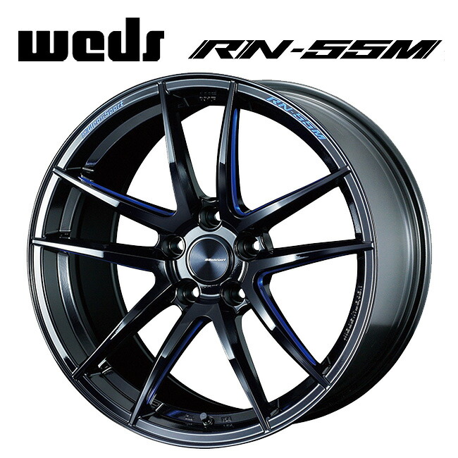 ウェッズ ウェッズスポーツ RN55M BBM 18×7.5 +45 5/114.3 新品ホイール1本