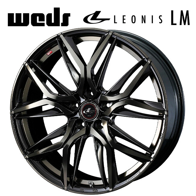 ウェッズ レオニス LM PBMC/TI 16×6.5 +42 5/100 65新品ホイール1本