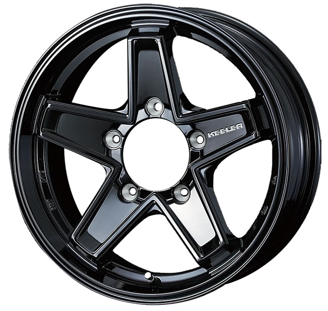 ウェッズ キーラー タクティクス グロスブラック 16×5.5 +22 5/139.7 110.5新品ホイール1本