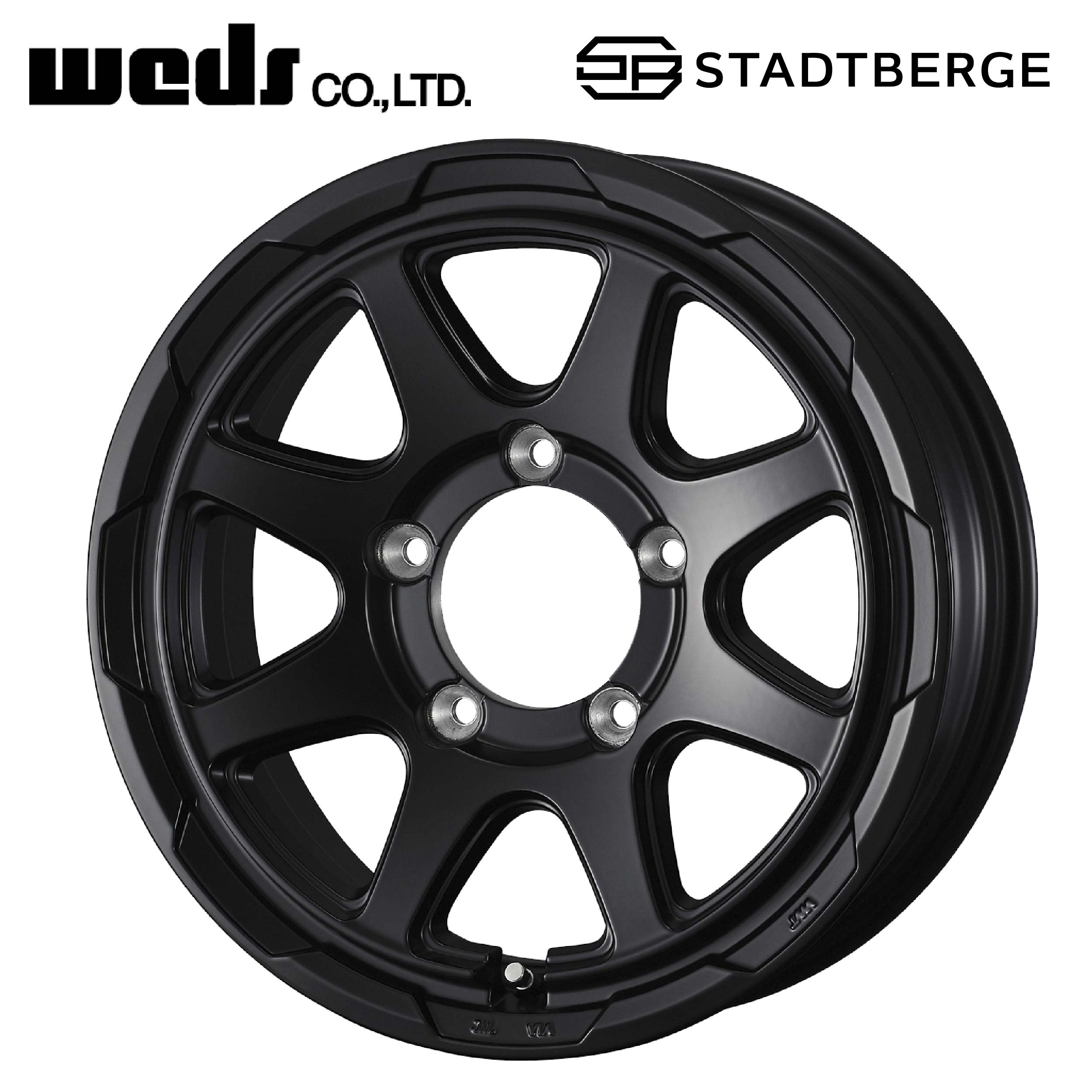 ウェッズ WEDS ADVENTURE STADTBERGE セミマットブラック