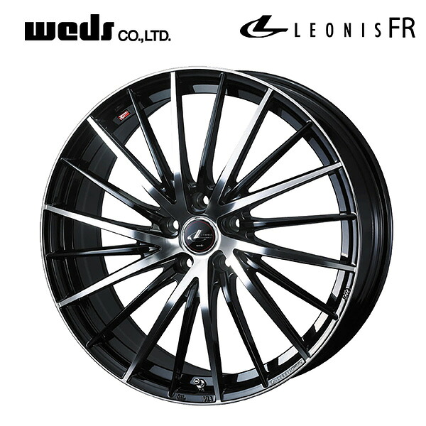 ウェッズ レオニス FR パールブラックミラーカット 21×8.5 +42 5/120 60新品ホイール1本