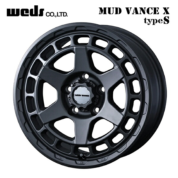 ウェッズ マッドヴァンス X タイプS フルマットブラック 14×5 +48 5/114.3 60新品ホイール1本