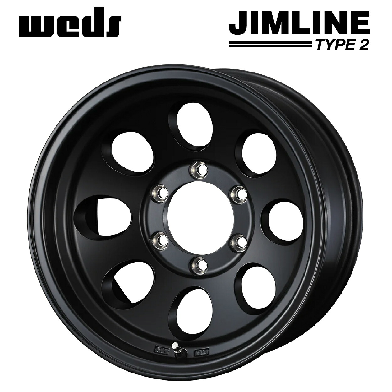 在庫有 ウェッズ ジムライン タイプ2 MBK 15&times;8 -28 6/139.7 110.5新品ホイール1本｜タイヤホイール専門店コニシタイヤ