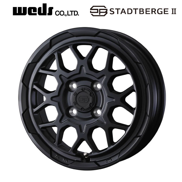 在庫有 ウェッズ ウェッズ アドヴェンチャー スタットベルグ2 MBK 15&times;4.5 +45 4/100 73新品ホイール1本｜タイヤホイール専門店コニシタイヤ 11,454円