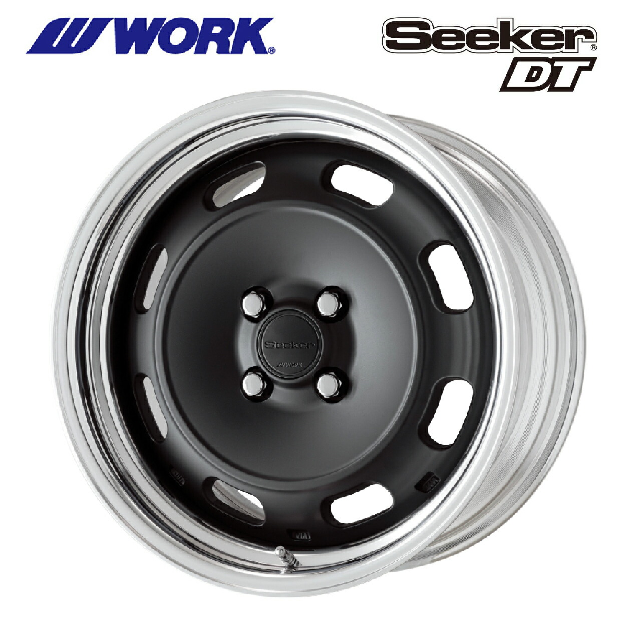 ワーク シーカー DT MBL 17×7.5 4/100 新品ホイール1本