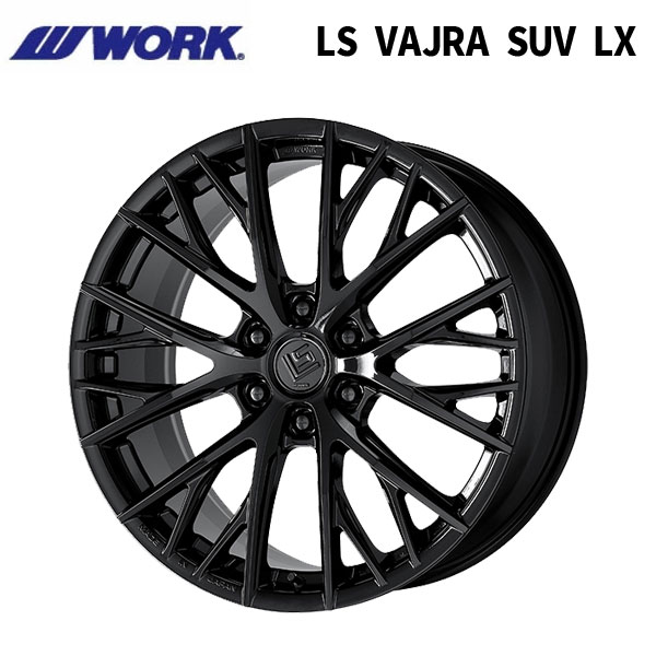 ワーク LS バサラ SUV LX BLK 22×10 +48 6/139.7 新品ホイール1本