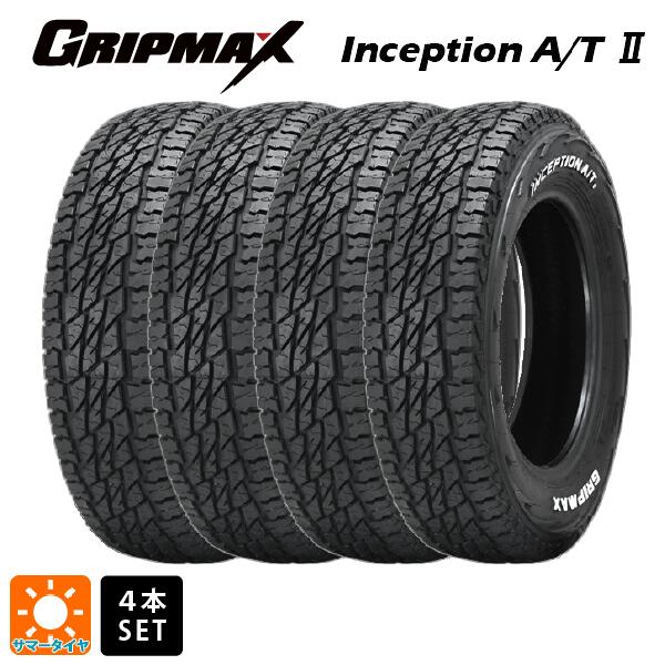 サマータイヤ4本 185R14 102/100Q 14インチ グリップマックス インセプション A/T2 ホワイトレター GRIPMAX Inception A/T2(RWL) 新品画像