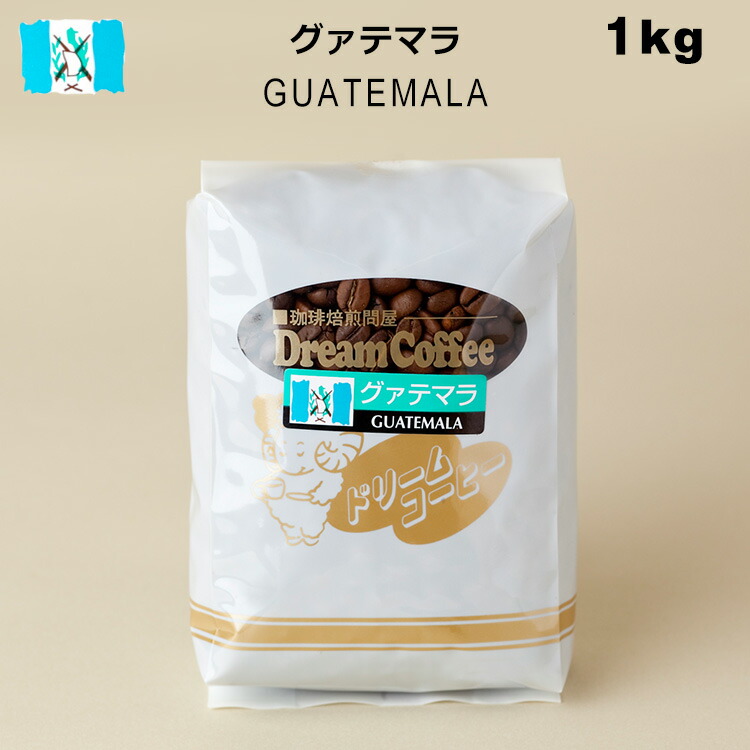 コーヒー豆 グアテマラ グァテマラ 1kg ストレートコーヒー コーヒー 珈琲 珈琲豆 シングルオリジン メール便送料無料