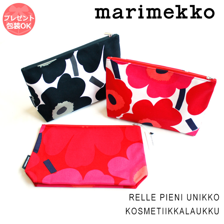 楽天市場 マリメッコ ポーチ 大きめ トラベルポーチ かわいい ブランド 花柄 ウニッコ Marimekko Relle Pieni Unikko Ruut 0471 母の日 ギフト プレゼント 女性 オシャレ メール便送料無料 ｋｏｔｅｎ 楽天市場支店