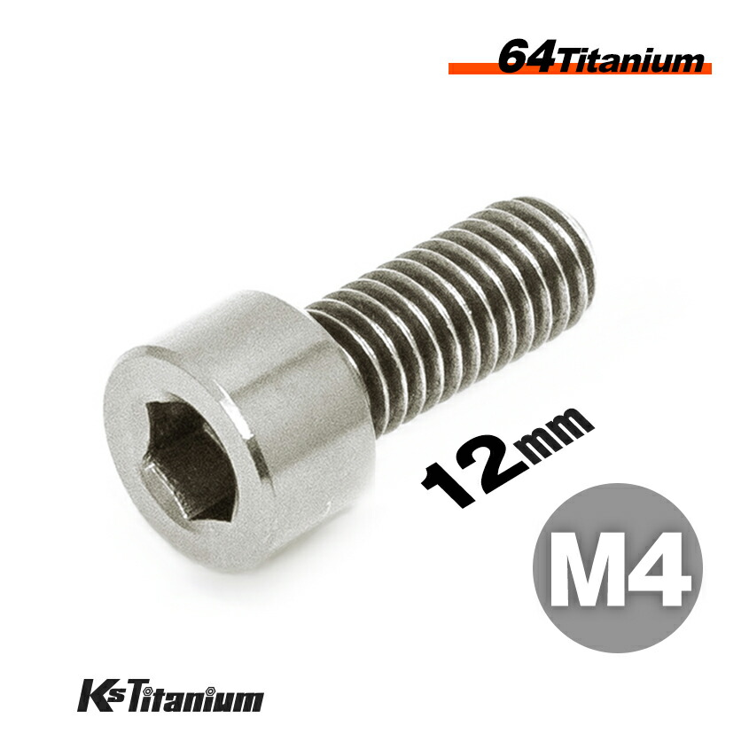 楽天市場】チタンボルト パープル 紫 M4×25 P0.7 64チタン バインド