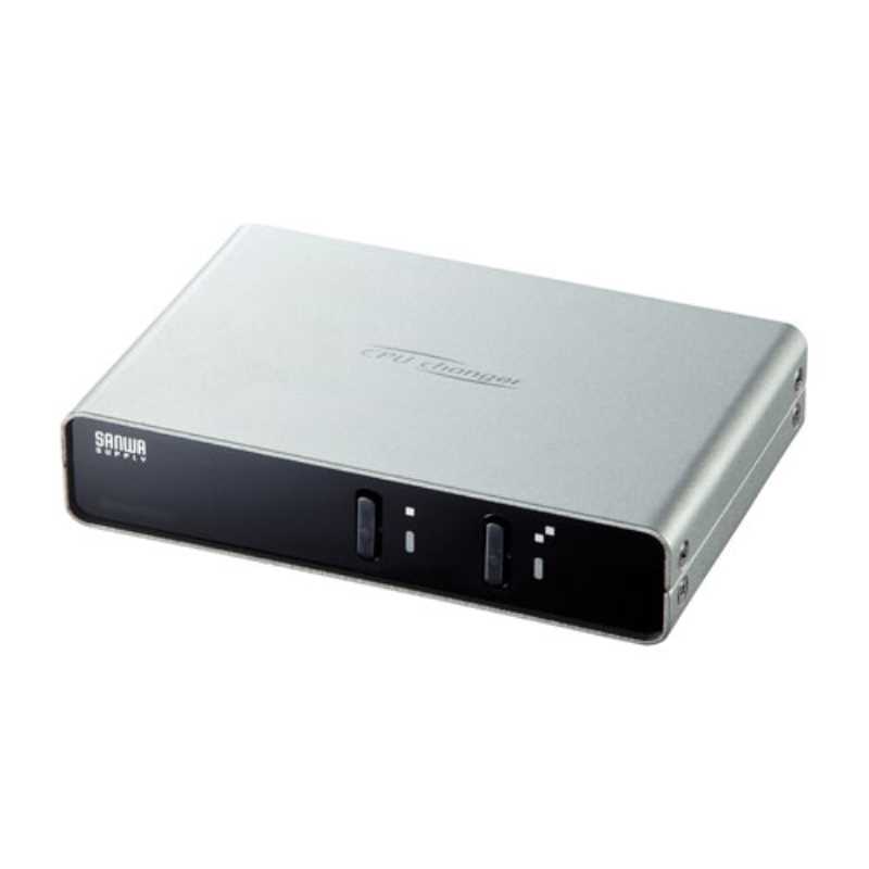 マイコン自動小銃うつり変わり器（2:1） ≪サンワサプライ≫ SW-KVM2LUN2 【貨物輸送無料】【離島 送りとどける不可】