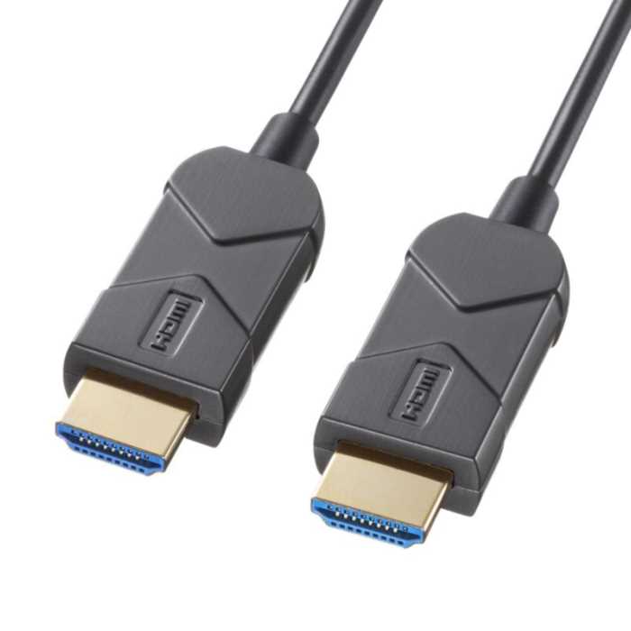 8K/60サイクル 4K/120サイクル相応う光衣料繊維HDMI有線テレビ（20m） ≪サンワサプライ≫ KM-固定ディスク20-UFB20LP 【離島 送りとどける不可】