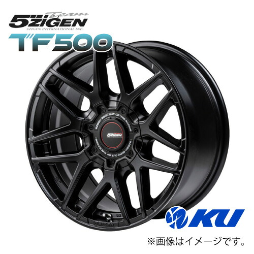 5ZIGEN TF500 XC-M size17inch×8.0J +20 6穴 PCD139.7 SEMI GLOSS BLACK 品番:XCM7802063SB|エンジンオイル通販 KU店
