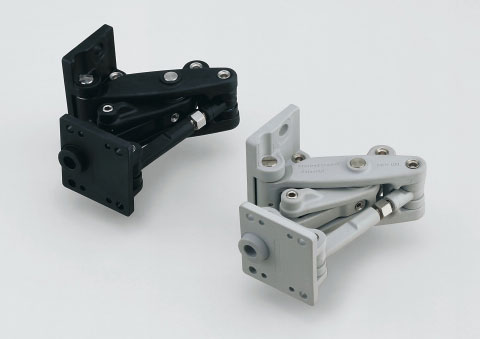 MANFREDFRANK スガツネ工業 MFH-100G-04-03 大型スライド丁番 グレー【お取寄せ品約2~3日で出荷】【店頭受取可】170-027-453|ホームウェアショップ店