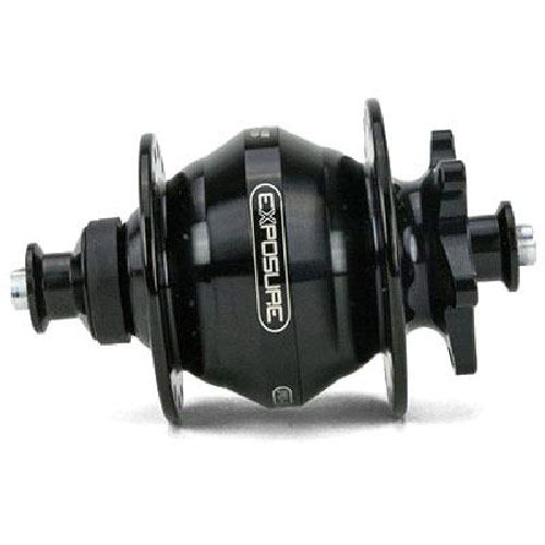 Exposure Lights Revo Dynamoディスクブレーキハブ|Colour Black