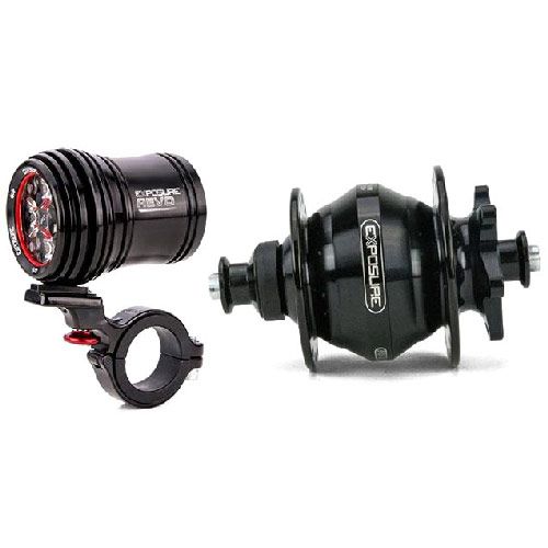 Exposure Lights Revo Dynamoディスクブレーキパック|Colour Black｜くじらRacing