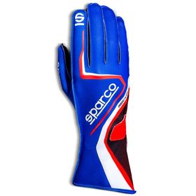 最安挑戦中 NEWモデル！！ Sparcoスパルコ Record レコードカートグローブ Blue / Red 青/赤 【 カート 走行会 レース 4輪 グローブ 】